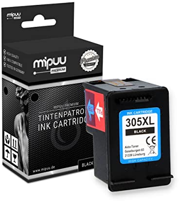 Mipuu Tinte kompatibel für HP 305XL 305 XL für HP DeskJet 2700 2710 2720 2730 Plus 4100 4110 4120 4140 4155 Envy 6022 6030 6420 6422 6430 6432 Schwarz Black