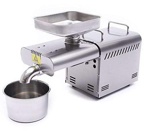 Máquina automática de prensa de aceite frío/caliente de extracción de aceite molino fabricante 7 kg/h
