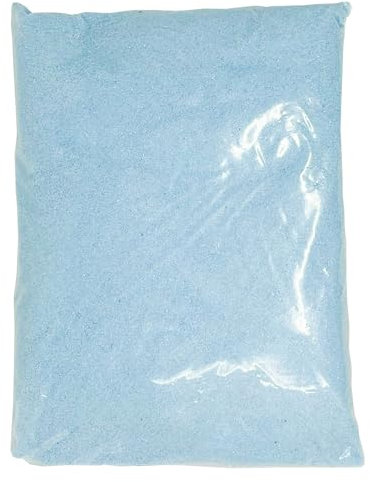 Podzly Arena decorativa a granel de 5 libras, arena azul. Ideal para bodas, terapia, manualidades creativas y proyectos decorativos. ¡Arena fina a granel para tus necesidades de manualidades!