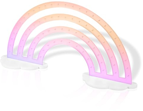 NQEUEPN Schillernder Regenbogen Ohrring Organizer, Acryl 74 Löcher Regenbogen Ohrringhalter Ohrring Ohrstecker Organizer Schmuck Ohrring Ständer für Mädchen Frauen Zuhause Büro Reisen