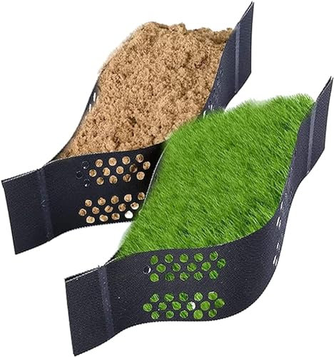 RUTAVM Hoher Boden-Kies-Stabilisator, Bodengitter for Einfahrten und Schuppen, skalierbare HDPE-Geozellengitter-Stützmauer, for Landschaftsbau, Garten (Size : 6m x 6m (19.5ft x 19.5ft))