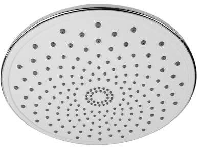 Ieron 9 Inch Shower Head,Fixed Shower Head,Large Rainfall Shower Head Replacement, Round Powerful High Pressure Overhead Shower Head,Silvery