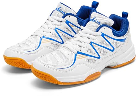 Hixingo Chaussure Homme Badminton, Confortable et Doux Couple Chaussures, Intérieur et Extérieur Sneakers Homme, Chaussures Mode et Sport pour Hommes Respirant Chaussures de Running Homme