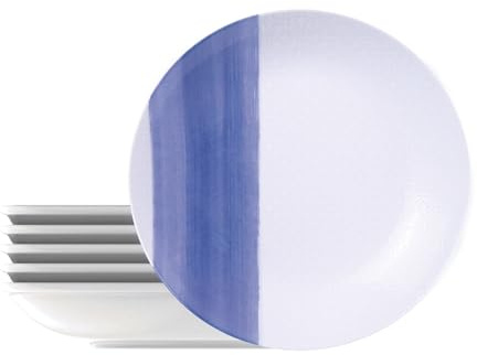 Tramontina Juego de Platos Hondos Porcelana Soho 22 cm 6 piezas