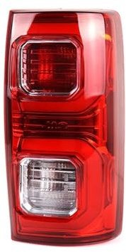 YMYYQW Antinebbia posteriore Fanale posteriore auto, paraurti posteriore, lampada freno, fanale posteriore, con lampadine, cablaggio lampada coda per pickup per JAC T8