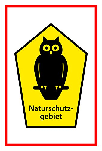 Melis-Folienwerkstatt Schild Naturschutz-Gebiet - 30x20cm - 3mm Hartschaum – 20 VAR S00359-035-B