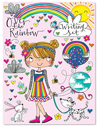 Rachel Ellen Over The Rainbow Children's Letter Writing Set Wallet Designs