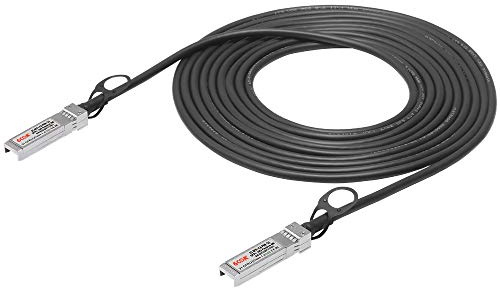 Cavo DAC SFP+ 10G, cavo Twinax passivo da 5 m, rame ad attacco diretto, cavo 10GBase-CU compatibile per Cisco, D-Link, Supermicro, ZTE, 5 metri