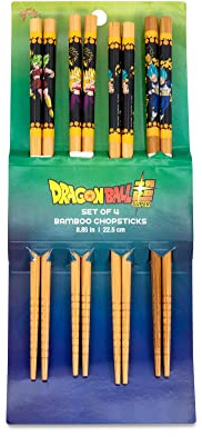 Dragon Ball Super Bamboo Chopsticks | Set of 4