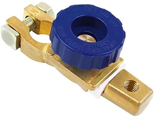 Bolatus Batterietrennschalter Batterie trennschalter 12V/24V Batteriehauptschalter Autobatterie Schalter Batterieschalter Hauptstromschalter für Auto Truck Boot Fahrzeuge