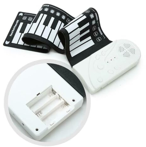 OISE ART STORE Trade Shop - Tastiera Pianola Elettronica Pianoforte Musicale Pieghevole 49 Tasti Q-gq001