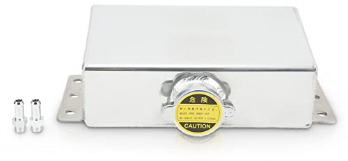 Serbatoio di Espansione, O-ring Serbatoio di Troppo Pieno del Liquido di Raffreddamento Riutilizzabile in Lega di Alluminio, Raccordo Olio 10AN Serbatoio di Troppo Pieno del