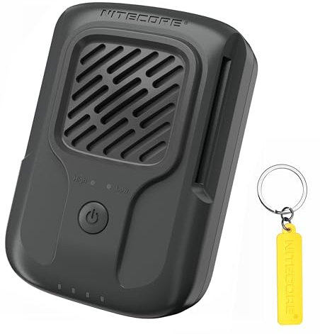 NITECORE EMR40 Repellente elettronico portatile per zanzare Include 18 ore di ricariche per tappetini repellenti per zanzare, batteria integrata da 7800 mAh, tag NITECORE