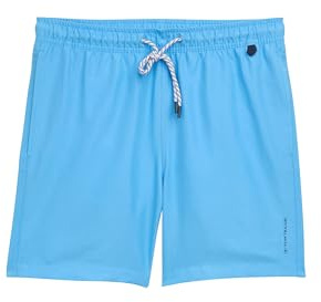 TOM TAILOR Badshorts för män, 18395 – Rainy Sky Blue, L
