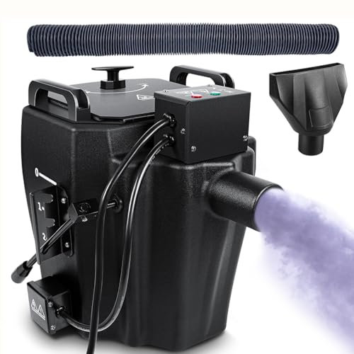 Máquina de Humo de Hielo seco, máquina de Humo de 3500 W, máquina de Humo Profesional de Escenario, con Tubo, área de Cobertura de 150 m², para Fiestas de Teatro, Fiestas de Acción de Gracias