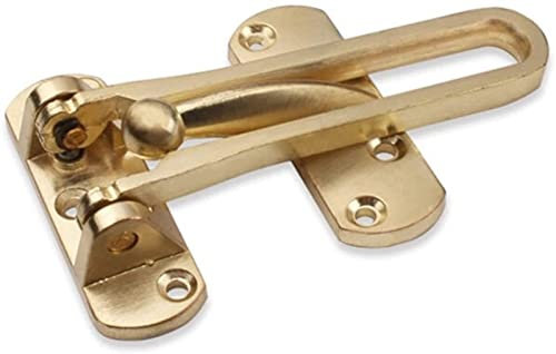 Türkette Chrom poliert, Türkettenschloss, Ketten-Safe-Schnalle, Riegel-Sicherheitsbegrenzer(RED BRONZE ONE SIZE)