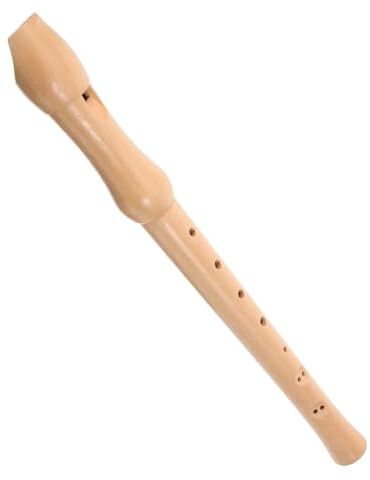 GALPADA Holzblockflöte mit 8-loch Design für Anfänger und Musikliebhaber Sopran Blockflöte mit Klaren Tönen und Einfachem Spielkomfort