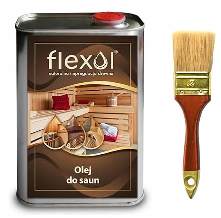 Aceite de impregnación para madera en sauna sauna 1 litro de impregnación GRATIS Flexol