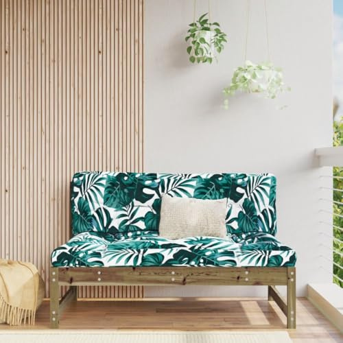 XINCXIN Garten-Mittelsofa, korbsessel Outdoor Garden Furniture Balkon Couch terassenmöbel außen Geeignet für patios Yard Balconies Garden 120x80 cm Kiefernholz Imprägniert