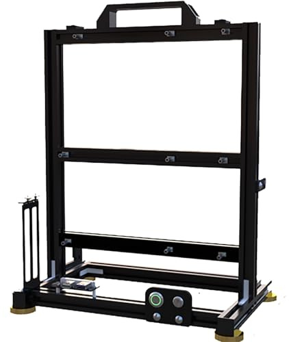 PC Test Bench Open Frame Computer Case, DIY Motherboard Case Rack Aluminum Chassis Support ITX/MATX/ATX(ATX) 120 240 360 Liquid Cooling Vertical Overclocking