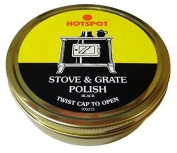 Hotspot Stove & Grate Polish, 170g | Easy-to-Apply, Rust and Corrosion Protection, Quick-Drying Formula, Heat-Resistant, Indoor and Outdoor Use