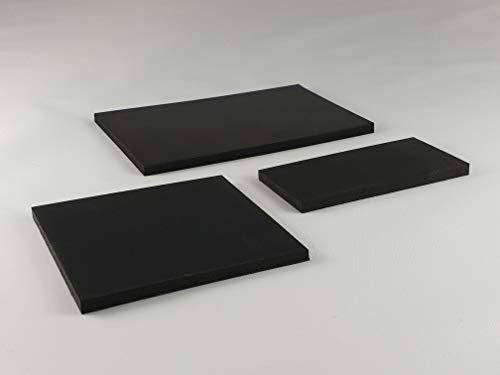 Lot de 10 tapis en caoutchouc 80 x 120 mm / 5 mm d'épaisseur Tapis anti-vibrations pour machine à laver/mixeur haute performance