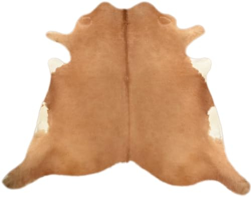 generisch STIERFELL KUHFELL Hellbraun BEIGE 200 x 190 cm Fell Teppich VON KUHFELLE ONLINE