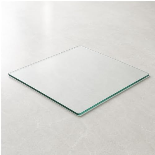 Glasplatte 60x60cm Gehärtetes Glas 8mm Scheibe Bodenplatte Glasscheibe Terry