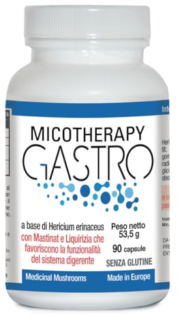 AVD Reform | Micotherapy Gastro – Integratore con Hericium, Mastinat® e liquirizia DGL in capsule vegetali – Ingredienti botanici selezionati – 90 capsule – Prodotto in Italia
