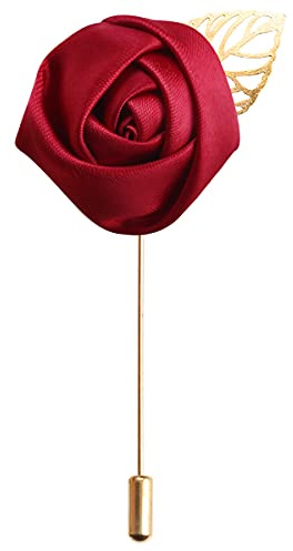 HAOSHICS 3 Stück Künstliche Rose Broschen Anstecknadeln für Hochzeitskleider Hochzeit Party Jubiläum Theateraufführungen Kostüm Dekoration
