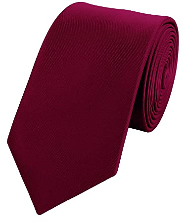 Fabio Farini - Herren Krawatte 6cm Breite einfarbig - elegante Unifarben Männer Schlipse für jeden Anlass wie Hochzeit, Konfirmation oder Business