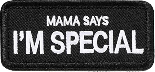 Patches Klett Militär Fun Patch Für Taktische Kleidung Rucksack Baseballkappe Weste Hundegeschirr (Mama Says I'm Special)