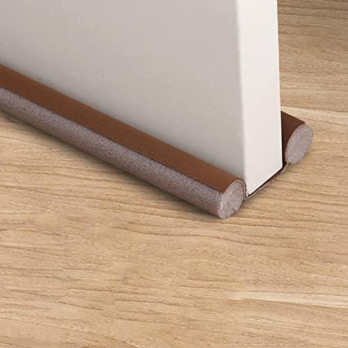 Porte Isolant Froid Porte Entrée Joint Porte Isolation Porte avec Double Joint sous Porte Isolant Bas Porte Anti Bruit Coupe-Vent 93cm