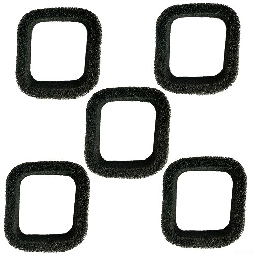 Filterschwamm, Luftfilter für Rasenmäher und Rasentrimmer, 5 Stück, 50 mm x 43 mm, langlebig und universell passend für die Wartung im Freien