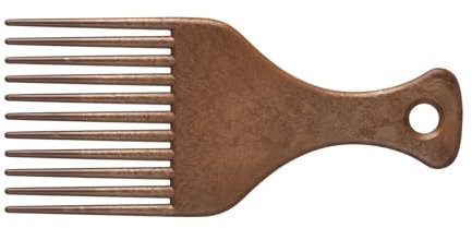 Peigne à cheveux bouclés - Grand peigne à 11 dents en bois - Dents spéciales pour boucles - Résistant à la chaleur - Style de cheveux bouclés naturel - Grande taille