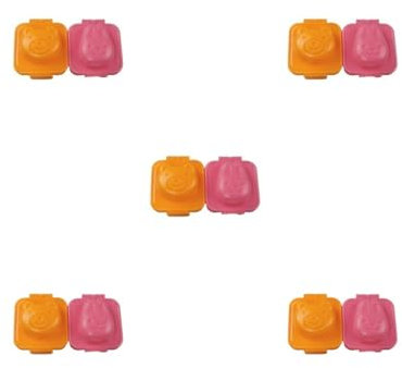Set di 5 stampi per uova sode per bento e riso, per decorazioni fai da te, accessori da cucina, ristorante, panetteria, animali
