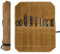 Sertay Profesional Cuchillos Lona, Cuchillos 7 Ranuras, Lona Encerada Cuchillos, Caqui Bolsillo Cuchillos, Bolsa Almacenamiento Cuchillos Cocina, para Cocina, Camping, Pesca, Caza Barbacoa (Caqui)
