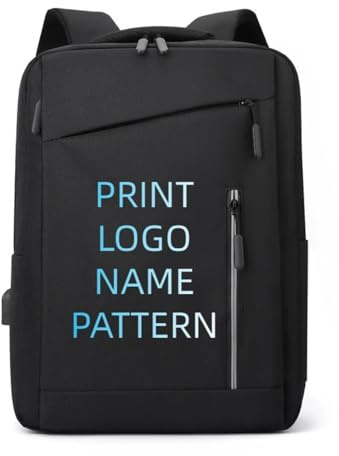 Zaino Personalizzato Stampa Personalizzata con Il Tuo Logo, Foto, Nome O Motivo Zaino Scolastico Casual per Ragazzi e Ragazze Zaino Da Viaggio Color1,41cm*14cm*30cm
