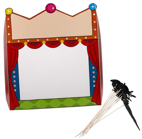 BESTonZON 1 Satz Schattenpuppenspielbühne Halloween Spielzeug Halloween Spielzeug Mini Spielzeug Halloween Spielzeug Kinderspielzeug Halloween Aufkleber Für Kleine Experimentierausrüstung