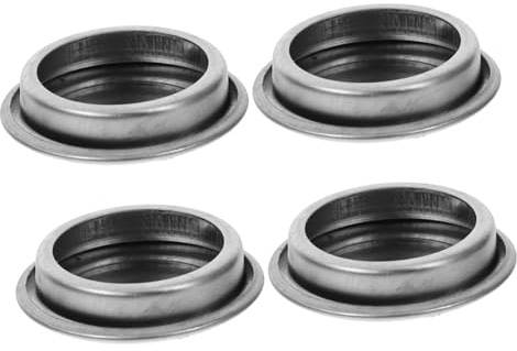 ORFOFE 4pcs Kitchen Sink Hole Cover and Overflow Drain Plug Stainless Steel Sink Valve Covers with 27mm Diameter Universal Faucet Hole Stopper for Kitchen and