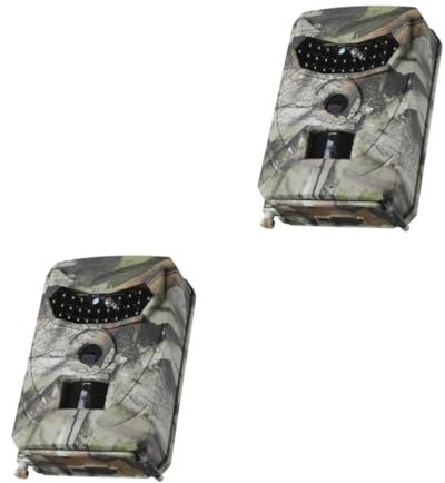 Toddmomy 2pièces De Chasse Étanche avec Nocturne Et De Mouvement LED Idéale pour Animalière Et Sécurité Extérieure sans Batterie