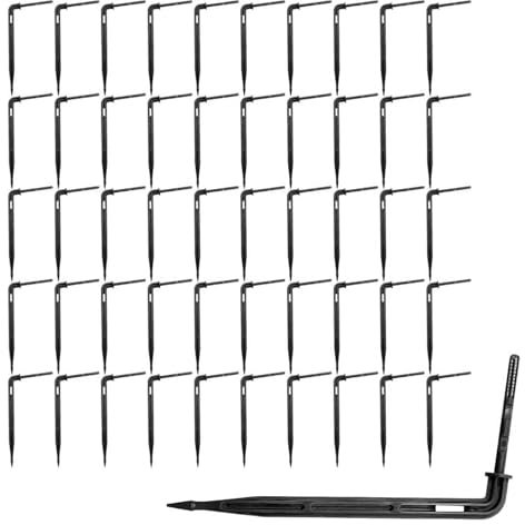 THXFUNAREA 50 goteros de Sistema de riego, emisores de Goteo, goteros de riego de Flujo de Agua para lechos de Flores, Jardines y césped