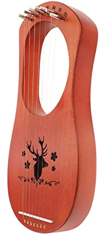 JOINPAYA Holzleierharfe Saiteninstrument Tragbar Kleine Harfe Für Anfänger Und Erwachsene Musikliebhaber Saiteninstrument Harfeninstrument