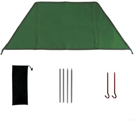 Eawfgtuw Paravento da campeggio, pieghevole, accessorio da campeggio, protezione antivento per esterni, con pali di supporto in metallo, per proteggere la stufa, escursionismo, picnic, barbecue (S)