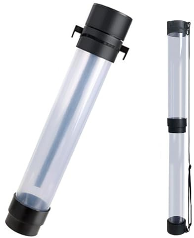 Generico Tube pour balles de tennis - Tube porte-bagages de tennis | Raquette portable avec épaule pour campus équipes entraîneurs opérateurs sportifs