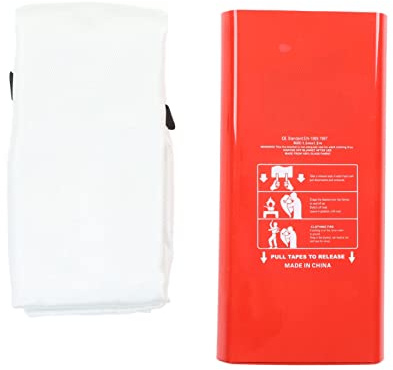 Couverture anti-feu en fibre de verre ignifuge 550 ℃, couverture de Surpression d'extincteur pour cuisine d'urgence, maison, bureau, voiture, école