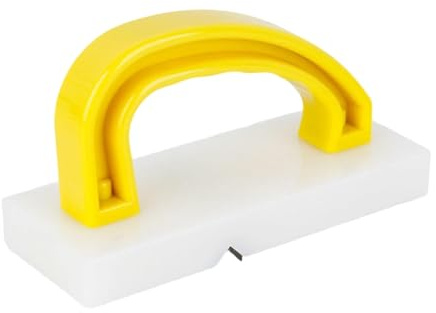 F Fityle Outil de rénovation de planches à découper pour la cuisine, outil de nettoyage professionnel robuste avec poignée ergonomique, idéal pour les, Jaune