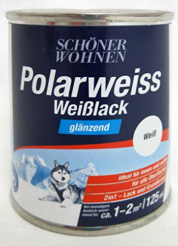 0,125L Schöner Wohnen Duracryl Professional Weißlack g Weisslack Lack weiss
