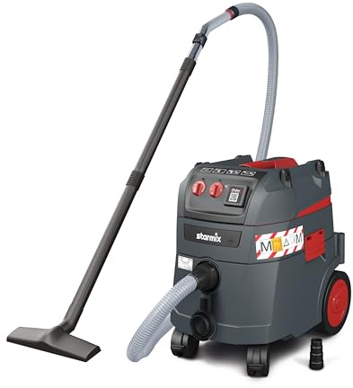 Starmix Aspirador en seco y húmedo iPulse M-1635 Safe, aspiradora de Seguridad Obras y talleres (1600 W, 35 L)