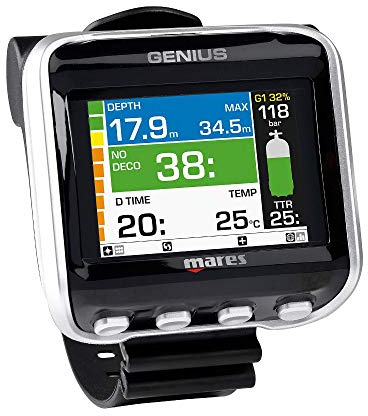 Mares Genius Tauchcomputer inklusive LED Sender